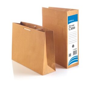 Initiative Storage Case With Laces Foolscap Manilla