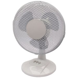 Desk Fan 2 Speed 9 Inch / 230mm Tilting Oscillating