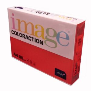 Image Coloraction A4 Chile Deep Red 80gsm Paper Pack 500