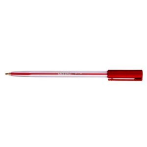 Initiative Ball Pen Medium Red Pack of 50