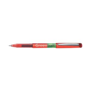 Pilot Begreen Greenball Liquid Ink Rollerball Pen Recycled 0.7mm Tip 0.35mm Line Red (Pack 10) - 4902505345241