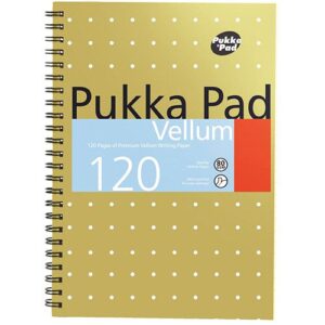 Pukka Pad Vellum Wirebound A5 Ruled 120 Pages