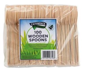 Caterpack Enviro Birchwood Spoons Pack of 100
