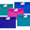 Snopake Polyfile ID Wallet File Polypropylene A4 Electra Assorted Colours Pack 5