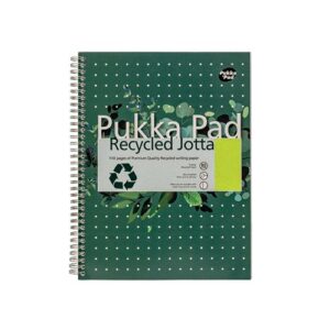 Pukka Pad Recycled Wirebound A4 Ruled Margin Pad 110 Pages