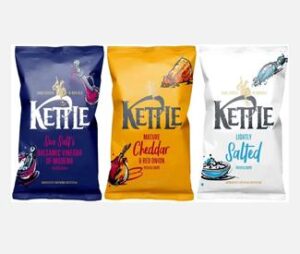 Kettle Hand Cooked Crisps Variety Box 48s