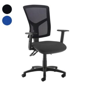 Senza Operator Chair With Mesh Back & Adjustable Arms