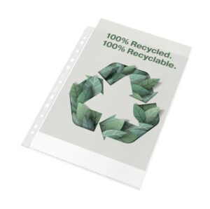 Rexel A5 Recycled Punched Pockets Pack 50