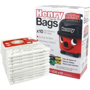 Numatic Henry & Hetty Vacuum Cleaner Bags Pack of 10