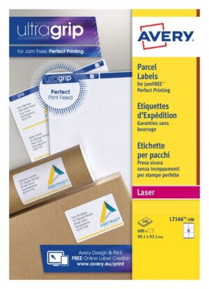 Avery Laser Labels 99.1x93.1mm 6 Per Sheet 600 Labels