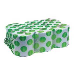 Maxima Green 2-Ply White Centrefeed Hand Wiper 150 Metres Pack of 6