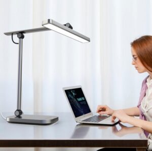 Unilux Pureline Intelligent & Ergonomic Desk Lamp Grey