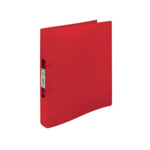 Q-Connect Polypropylene 2 Ring Binder A4 25mm Capacity Frosted Assorted Colours