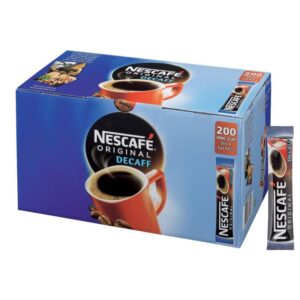 Nescafe Decaffeinated Coffee One Cup Sticks Pack 200
