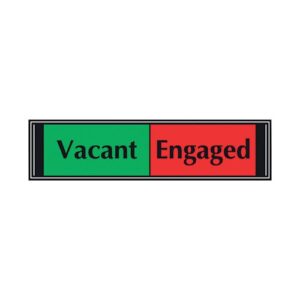 Sliding Sign Vacant/Engaged Self Adhesive 250x53mm