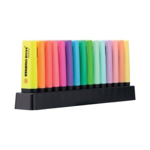 Stabilo Boss Original Highlighter Desk Set Assorted Pack of 15
